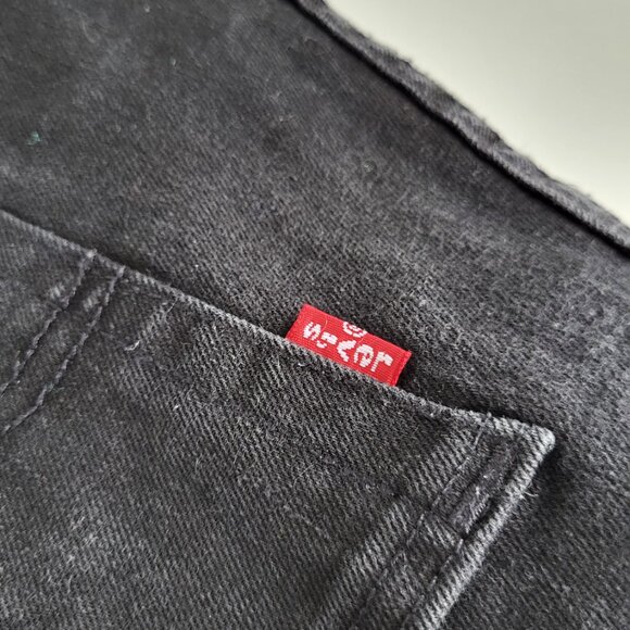 Levi’s 502 Taper Fit Jeans Black Size 30x32 Men’s Denim - Picture 7 of 11